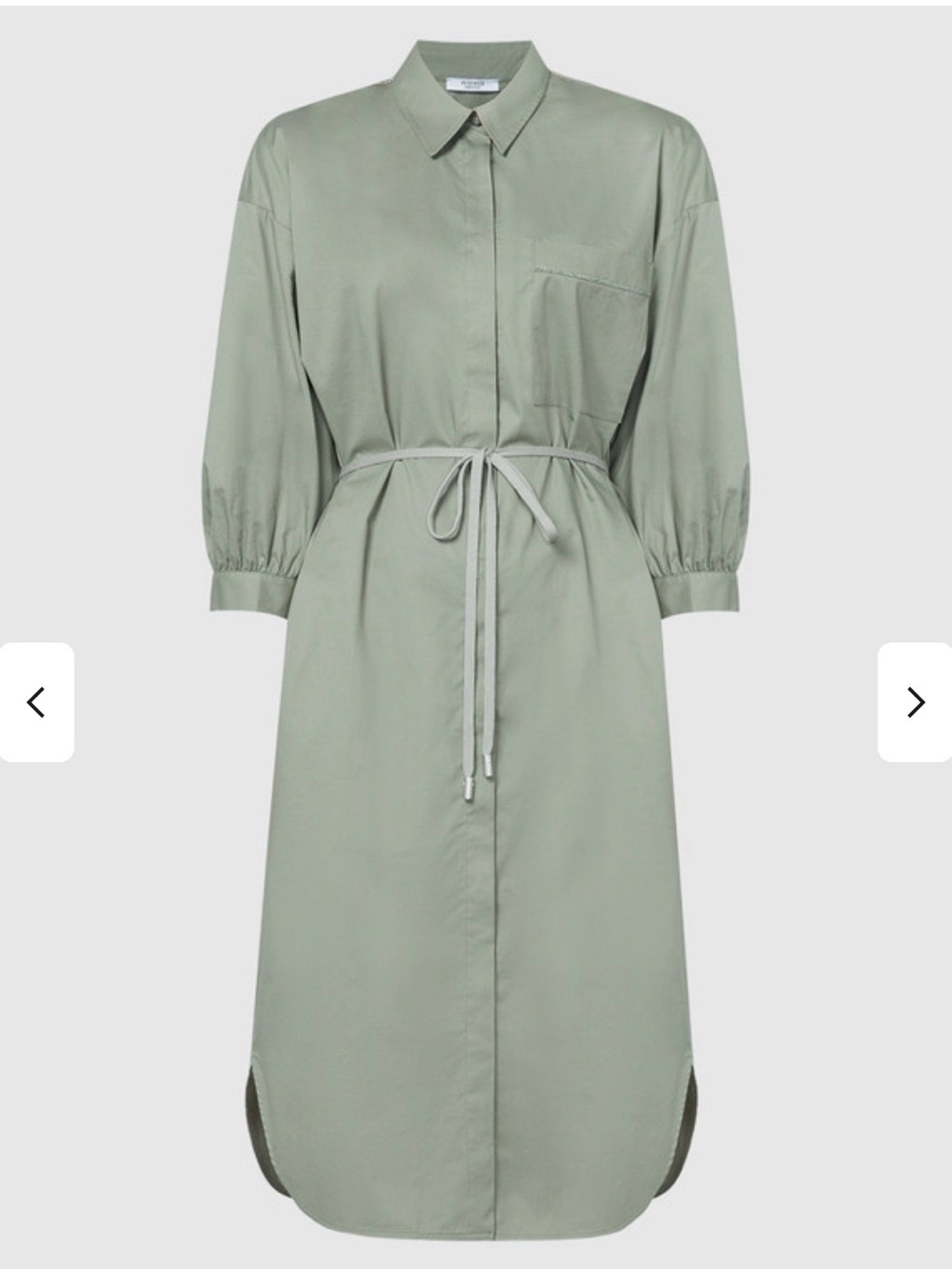 Peserico Beaded Puffed Sleeves Dress